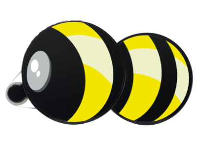 The translation of "HERMA Klebebiene" into Swedish is "HERMA Klisterbi.
