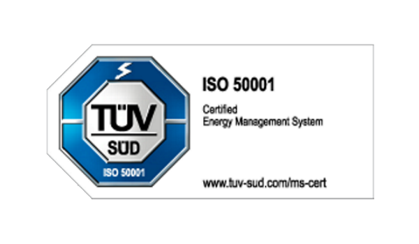 The text "ISO-50001-Logo-EN" does not require translation as it is a proper noun referring to a specific logo. In Swedish, it would remain the same: "ISO-50001-Logo-EN".