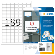 HERMA SPECIAL A4 Etiketter avtagbara