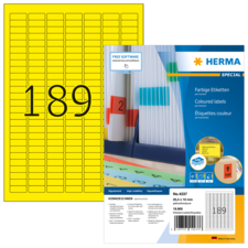 HERMA SPECIAL A4 Färgade etiketter