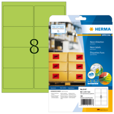 HERMA SPECIAL A4 Neon-etiketter