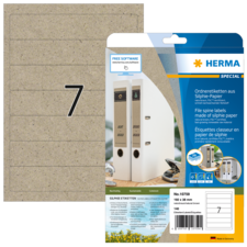 HERMA SPECIAL A4 Pärmetiketter av silphium-papper