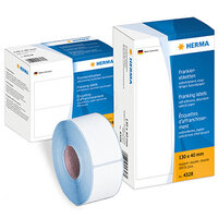 Stora och små förpackningar av frankeringsetiketter