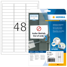 HERMA SPECIAL A4 Etiketter avtagbara