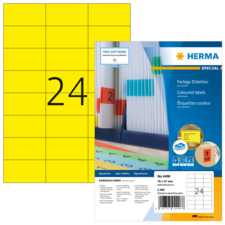 HERMA SPECIAL A4 Färgade etiketter