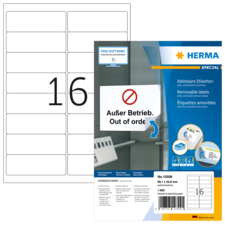 HERMA SPECIAL A4 Etiketter avtagbara