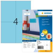 HERMA SPECIAL A4 Färgade etiketter