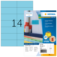 HERMA SPECIAL A4 Färgade etiketter