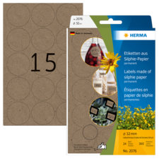 HERMA Universaletiketter för handskriven märkning, silphium-papper