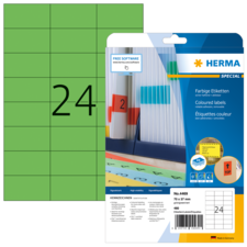 HERMA SPECIAL A4 Färgade etiketter