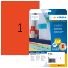 HERMA SPECIAL A4 Färgade etiketter