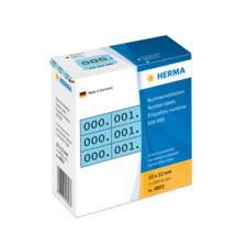 HERMA Nummeretiketter