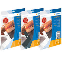 Gruppbild fotofickor i vitt och svart