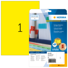 HERMA SPECIAL A4 Färgade etiketter