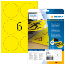 HERMA SPECIAL A4/A3 Folieetiketter gul