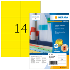 HERMA SPECIAL A4 Färgade etiketter