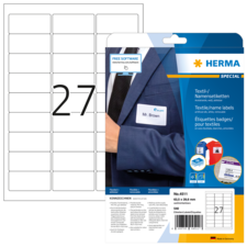 HERMA SPECIAL A4 Namn-/textiletiketter