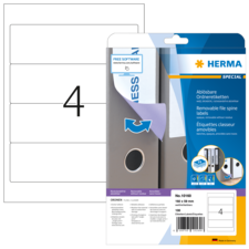 HERMA SPECIAL A4 Pärmetiketter avatagbara