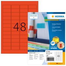 HERMA SPECIAL A4 Färgade etiketter