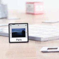 Etikett för diabilder