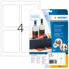 HERMA SPECIAL A4 Flasketiketter