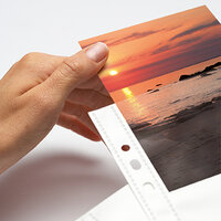 The translation of "Foto in Fotophan Fotosichthülle" into Swedish is: "Foto i Fotophan fotoskydd.