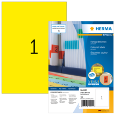 HERMA SPECIAL A4 Färgade etiketter