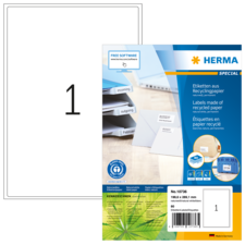 HERMA SPECIAL A4 Etiketter av återvunnet papper