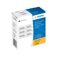 HERMA Nummeretiketter