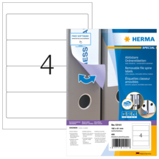 HERMA SPECIAL A4 Pärmetiketter avatagbara