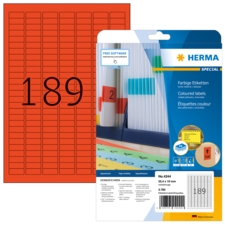 HERMA SPECIAL A4 Färgade etiketter