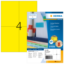 HERMA SPECIAL A4 Färgade etiketter