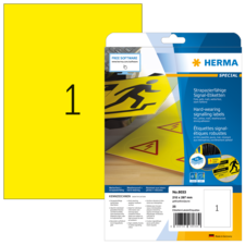 HERMA SPECIAL A4/A3 Folieetiketter gul
