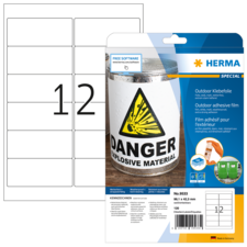 HERMA SPECIAL A4 Outdoor folieetiketter