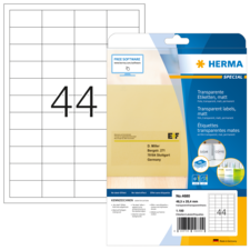 HERMA SPECIAL A4 Folieetiketter transparenta matta