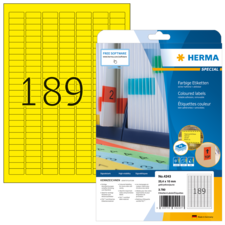 HERMA SPECIAL A4 Färgade etiketter