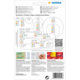 Produktübersicht mit verschiedenen Etikettenformaten und -farben von Herma, einschließlich Anwendungshinweisen und QR-Code.