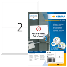 HERMA SPECIAL A4 Etiketter avtagbara