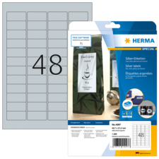 HERMA SPECIAL A4 Folieetiketter silver