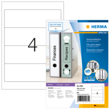 HERMA SPECIAL A4 Pärmetiketter