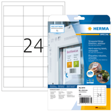 HERMA SPECIAL A4 Folieetiketter vit