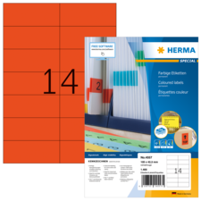 HERMA SPECIAL A4 Färgade etiketter