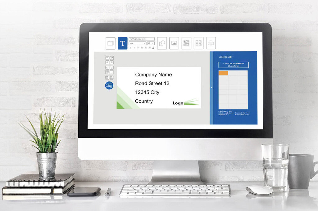 Etiketter Assistent Online