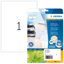 HERMA SPECIAL A4 Etiketter av återvunnet papper