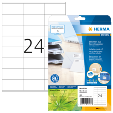 HERMA SPECIAL A4 Etiketter av återvunnet papper