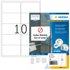 HERMA SPECIAL A4 Etiketter avtagbara