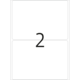 Zahl "2" in großer, schwarzer Schrift auf weißem Hintergrund, unterteilt in zwei gleich große Bereiche.