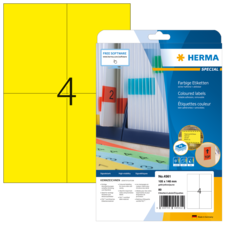 HERMA SPECIAL A4 Färgade etiketter