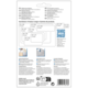 Produktverpackung mit verschiedenen Etikettengrößen und Anwendungshinweisen, einschließlich QR-Code und Herstellerinformationen.