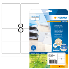 HERMA SPECIAL A4 Etiketter av återvunnet papper